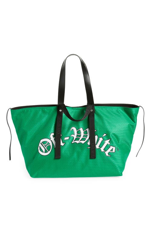 Off-White Day Off Baseball Logo Mesh Tote in White at Nordstrom
