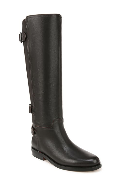 Shop Franco Sarto Padova Knee High Boot In Dark Brown