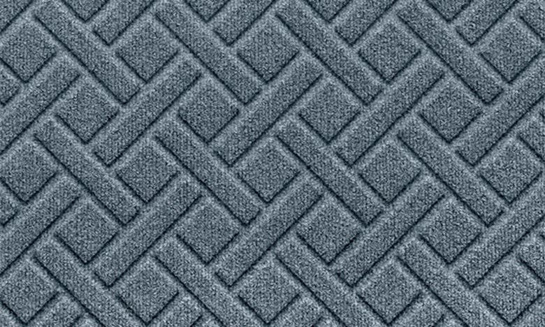 Bungalow Flooring Waterhog Lattice Floor Mat In Bluestone