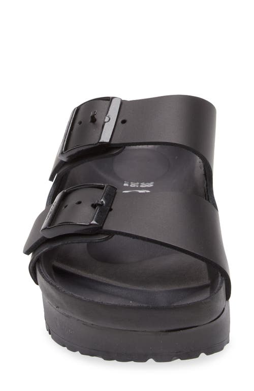 Shop Birkenstock Arizona Flex Exquisite Platform Sandal In Black