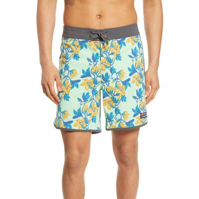 Patagonia Wavefarer Swim Trunks, Green