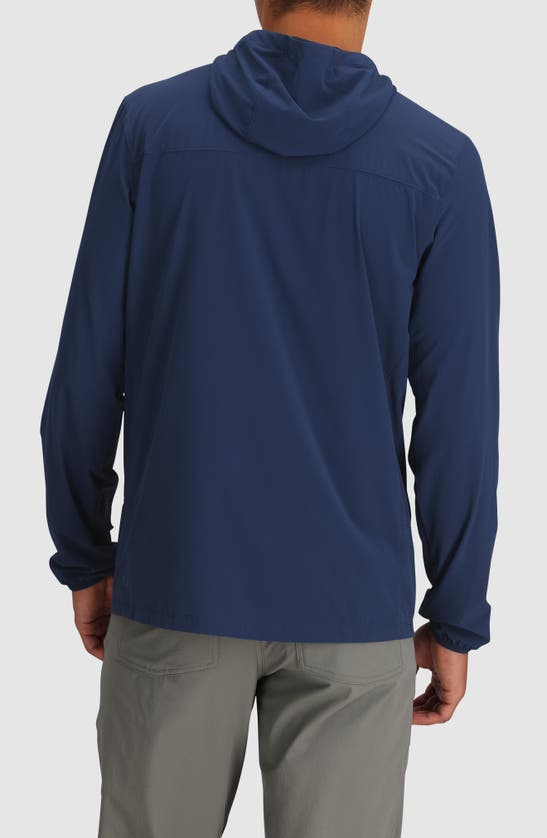 Outdoor Research Astroman Air Sun Half Zip Hoodie In Cenote