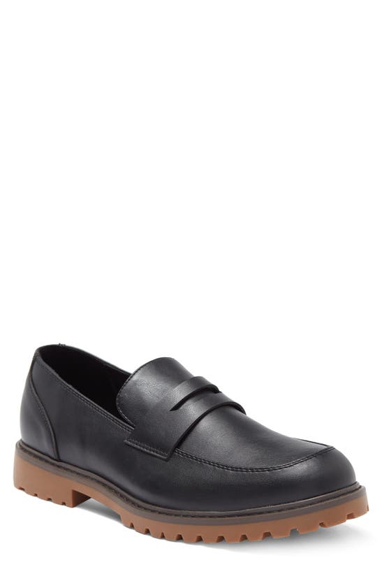 Abound Tate Lug Penny Loafer In Black