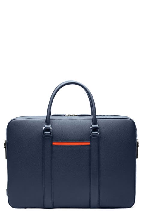 Manhattan Deluxe Leather Briefcase