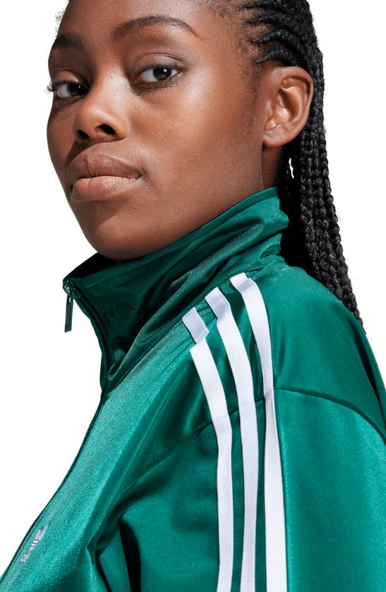 Shop Adidas Originals Firebird Recycled Polyester Track Jacket In Collegiate Green
