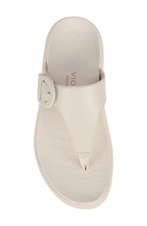 Vionic Activate Rx Platform Sandal In Cream