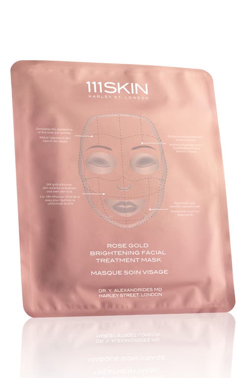 111SKIN Rose Gold Brightening 5-Piece Facial Mask Box