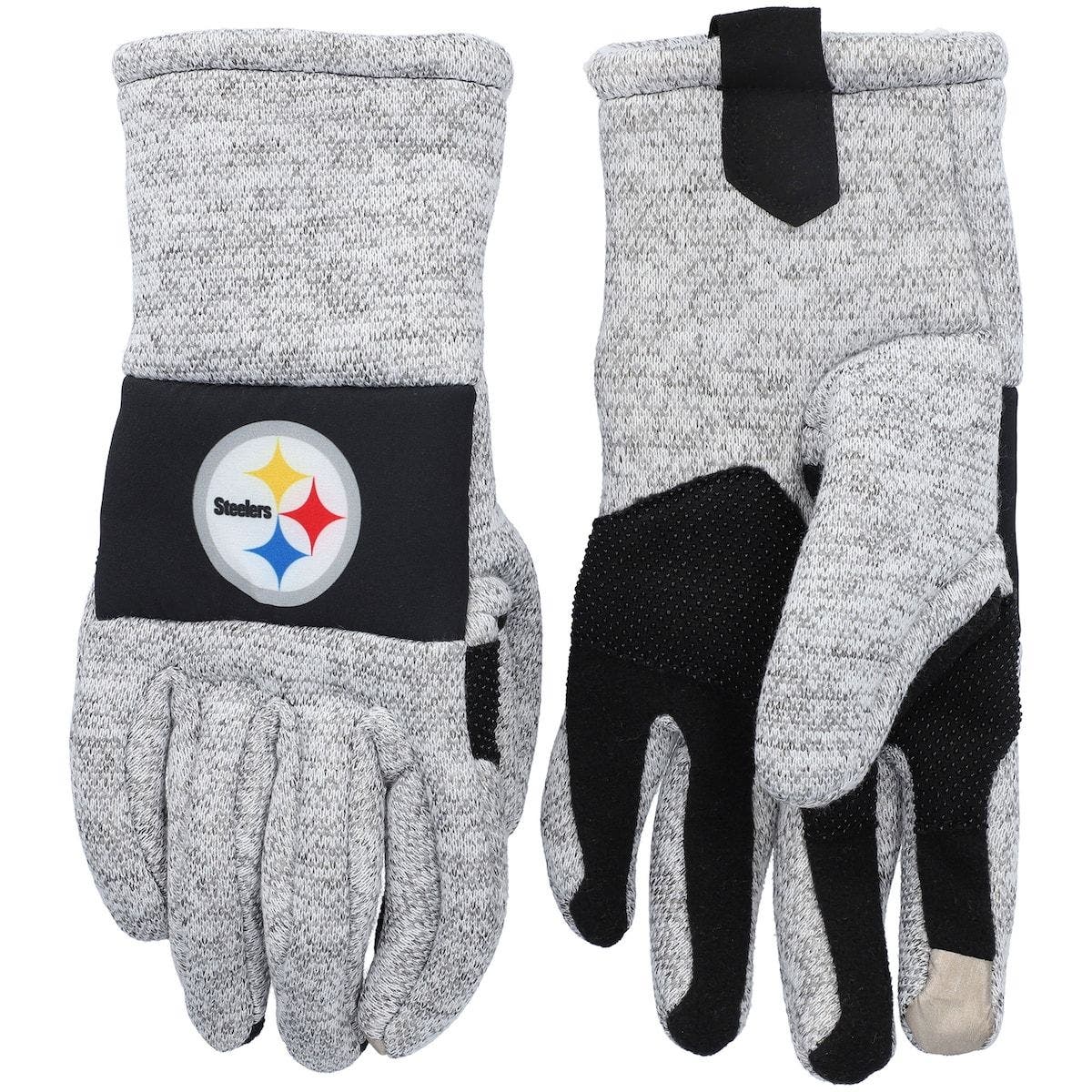 steelers knit gloves