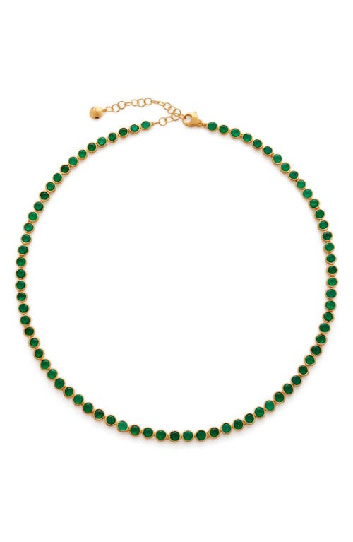 Monica Vinader x Kate Young Tennis Necklace in 18Ct Gold Vermeil On Sterling at Nordstrom