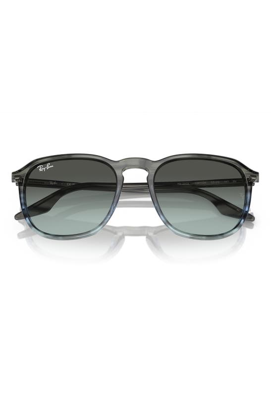 Shop Ray Ban Ray-ban 55mm Square Sunglasses In Grey Gradient