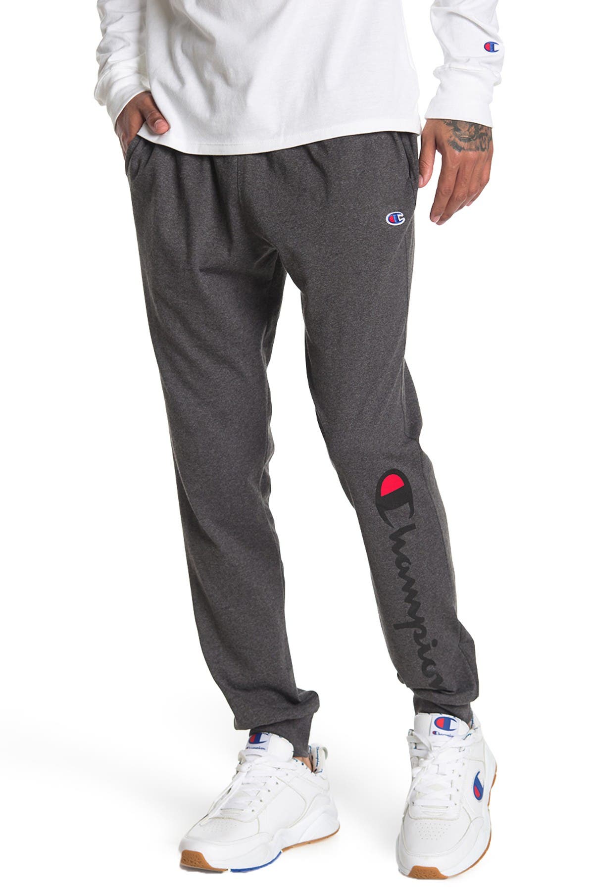 champion classic jersey joggers