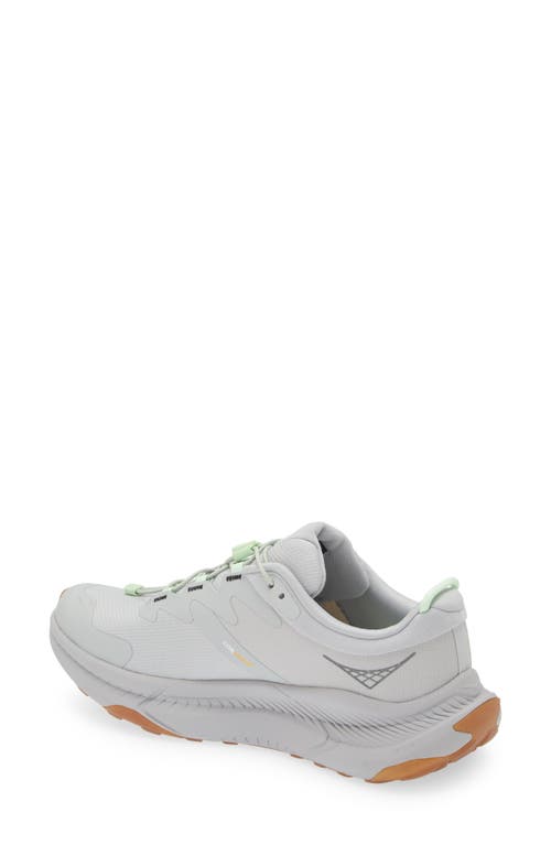 Shop Hoka Transport Shoe In Harbor Mist/lime Glow