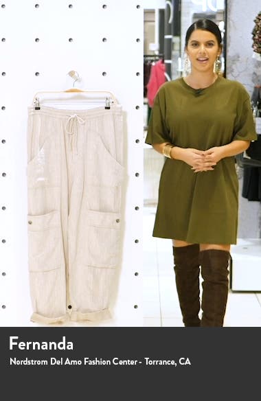 Good Linen Blend Utility Pants | Nordstrom