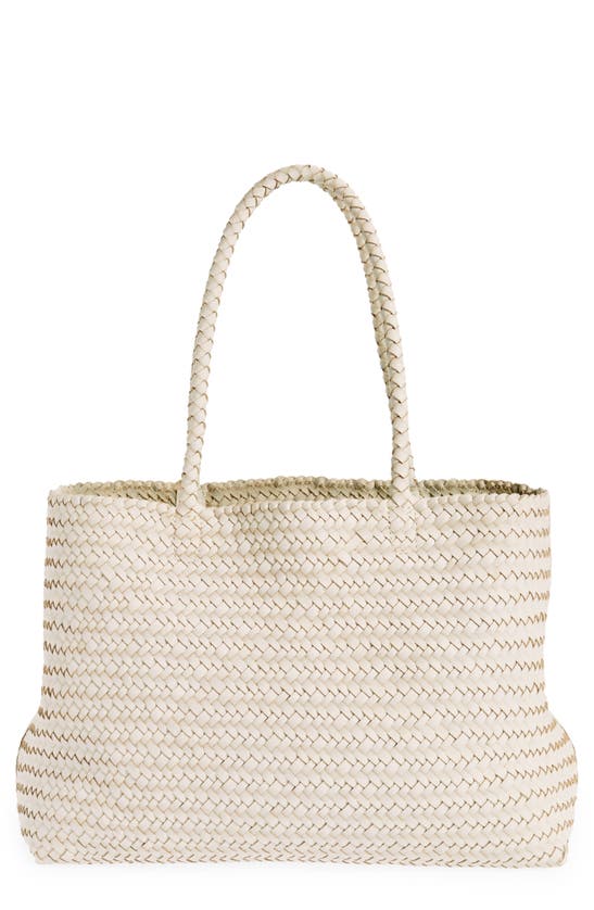 MADEWELL MADEWELL HANDWOVEN LEATHER TOTE
