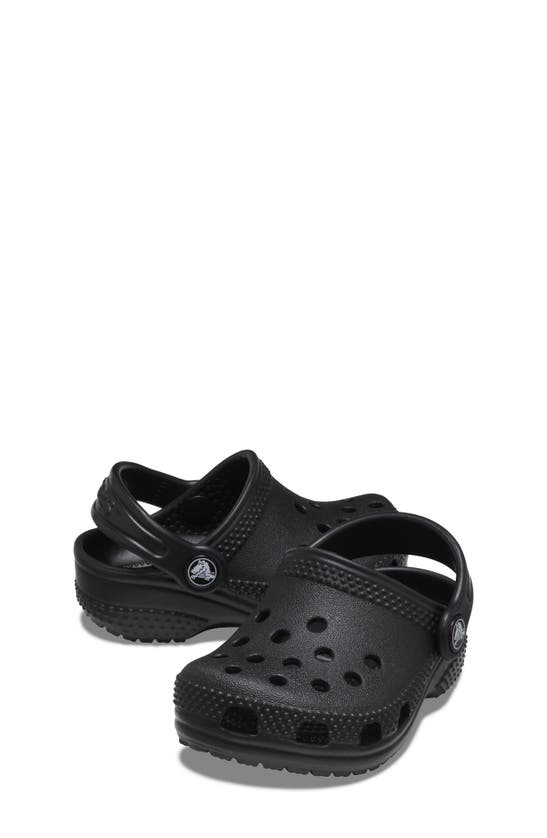 Shop Crocs Littles Clog In Black