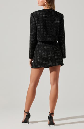 ASTR the Label Covina Tweed Miniskirt | Nordstrom