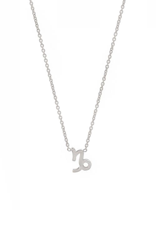 Zodiac Pendant Necklace in Capricorn