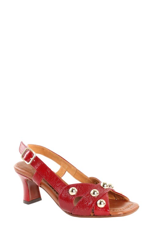 Chie Mihara Slingback Sandal in Rojo