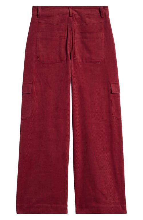 TREASURE & BOND TREASURE & BOND KIDS' WIDE LEG CORDUROY CARGO PANTS