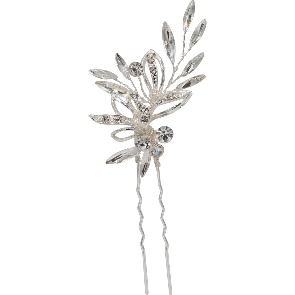 Brides And Hairpins Brides & Hairpins Raiza Hair Pin In Silver
