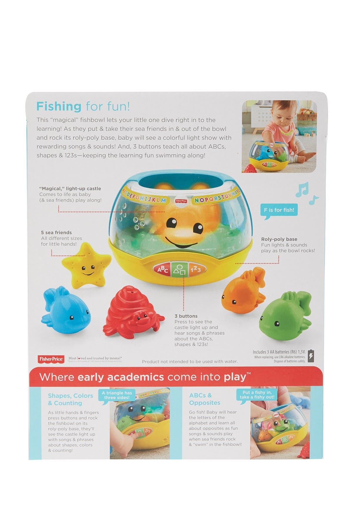 fisher price laugh and learn magical fish bowl