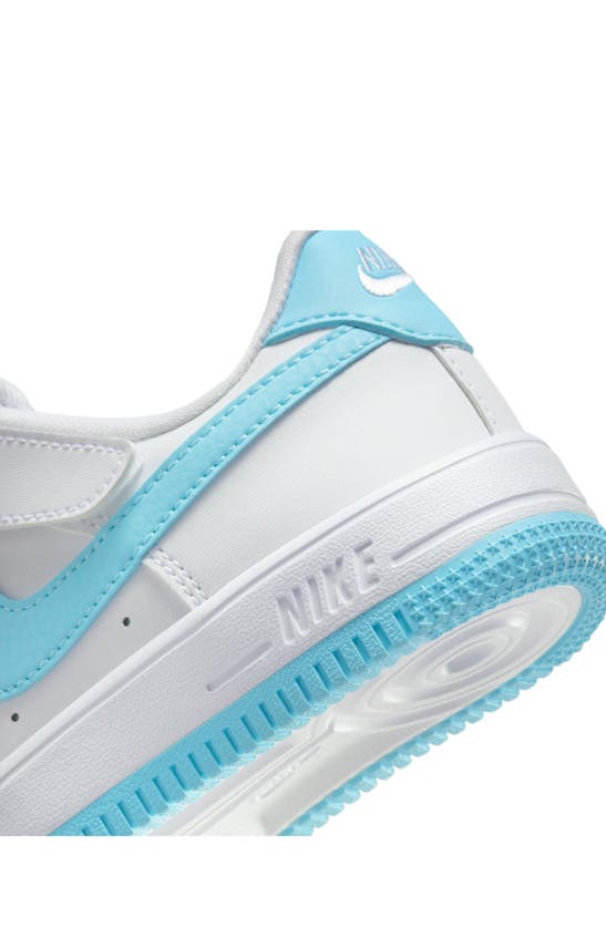 Shop Nike Air Force 1 Low Easyon Sneaker In White/ Aquarius Blue/ White