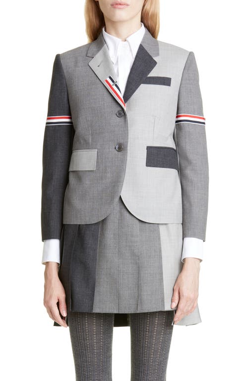 Thom Browne Women's Armband Sport Coat in Dark Grey at Nordstrom, Size 0 Us