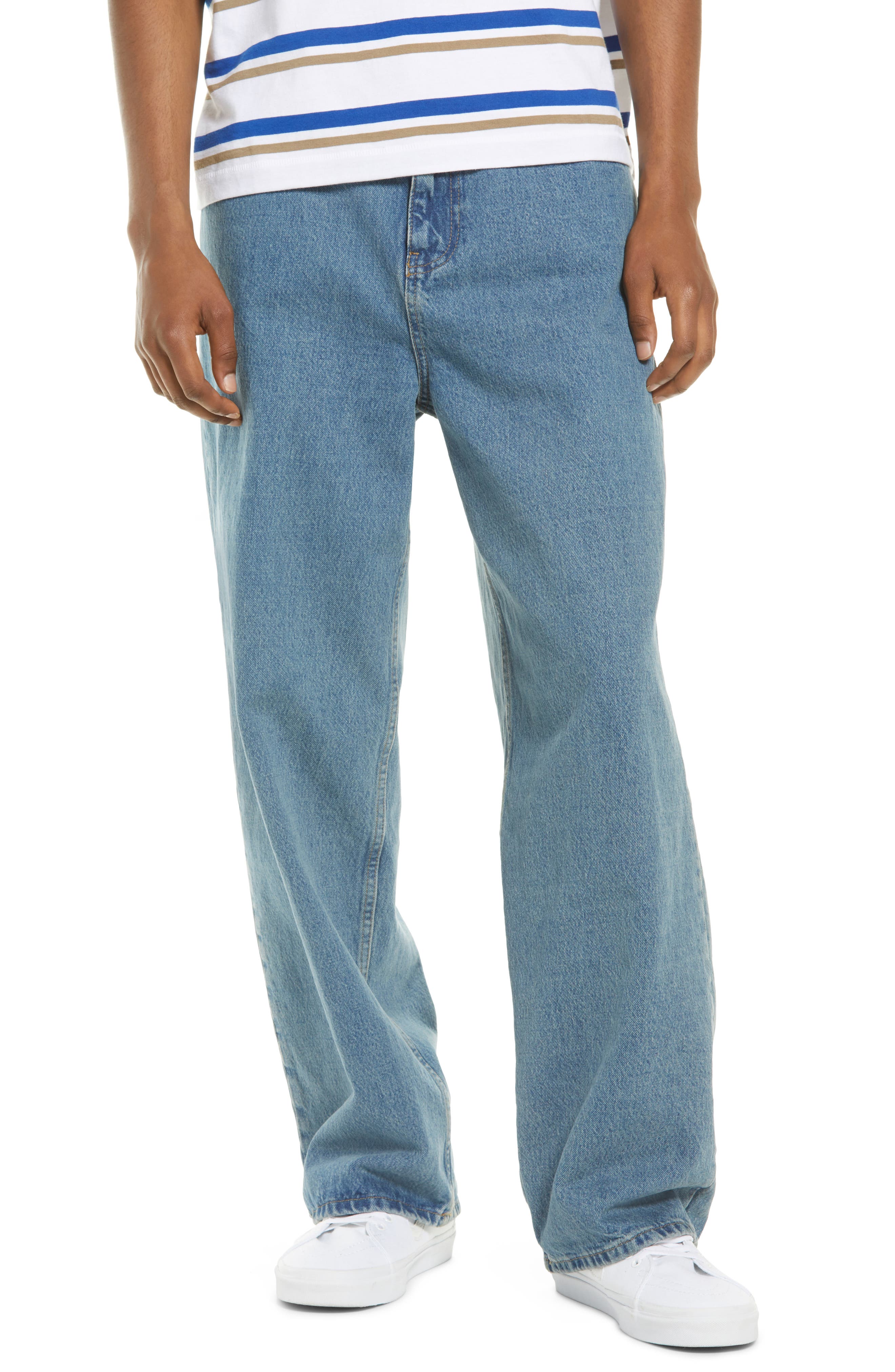 Mens Clothing Jeans Straight-leg jeans Armani Exchange Denim Pants in Blue for Men 
