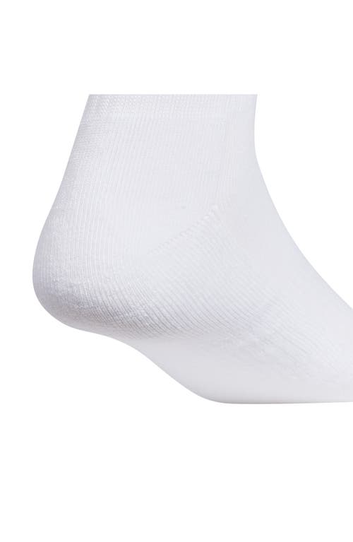Shop Adidas Originals Adidas Assorted 3-pack Cushioned Crew Socks In White/wonder Beige/beige