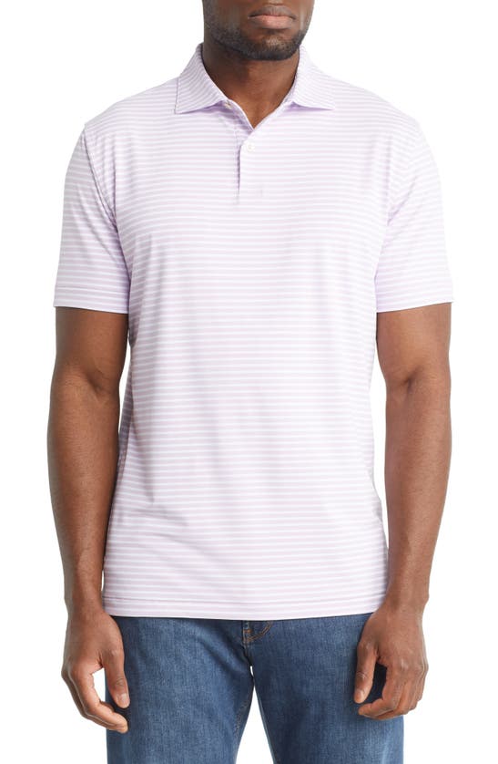 Peter Millar Crown Crafted Stripe Performance Polo In Wild Flora
