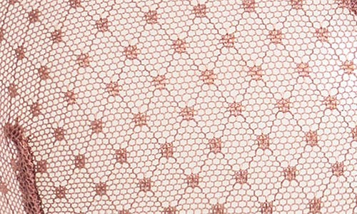 Free People Mid Week Dotted Mesh Underwire Bra In Mocha