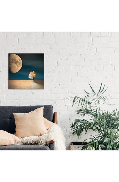 Icanvas Gmo Art Print By Piotr Krol, 12"x12" In Blue/green