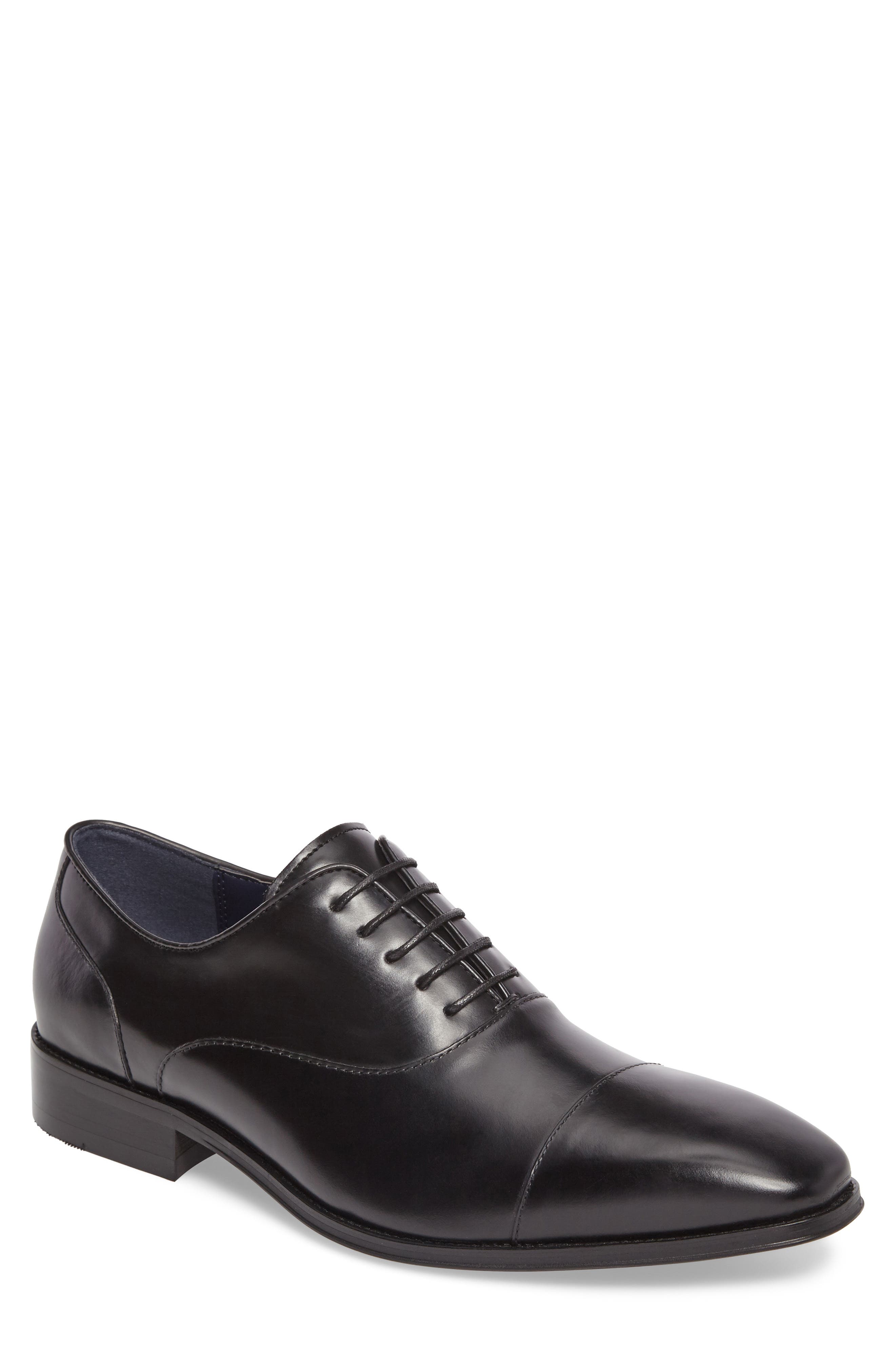 kenneth cole reaction leather cap toe oxford