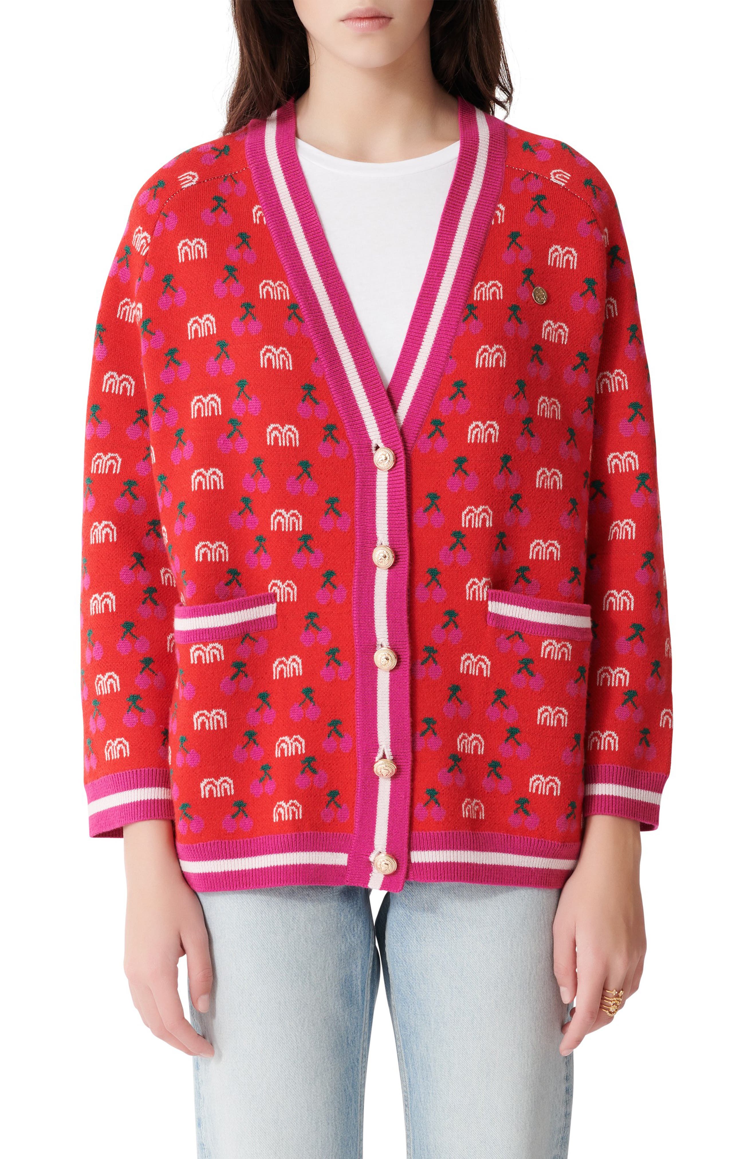 cherry cardigan