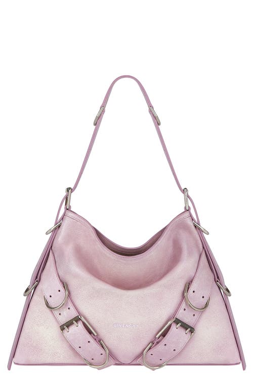 Givenchy Medium Voyou Boyfriend Leather Shoulder Bag in Old Pink at Nordstrom