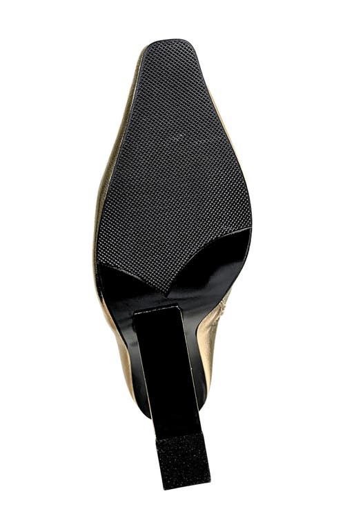Ninety Union Women's Fire Sculpture Wedge Snake-embossed Ankle Boots In Gold