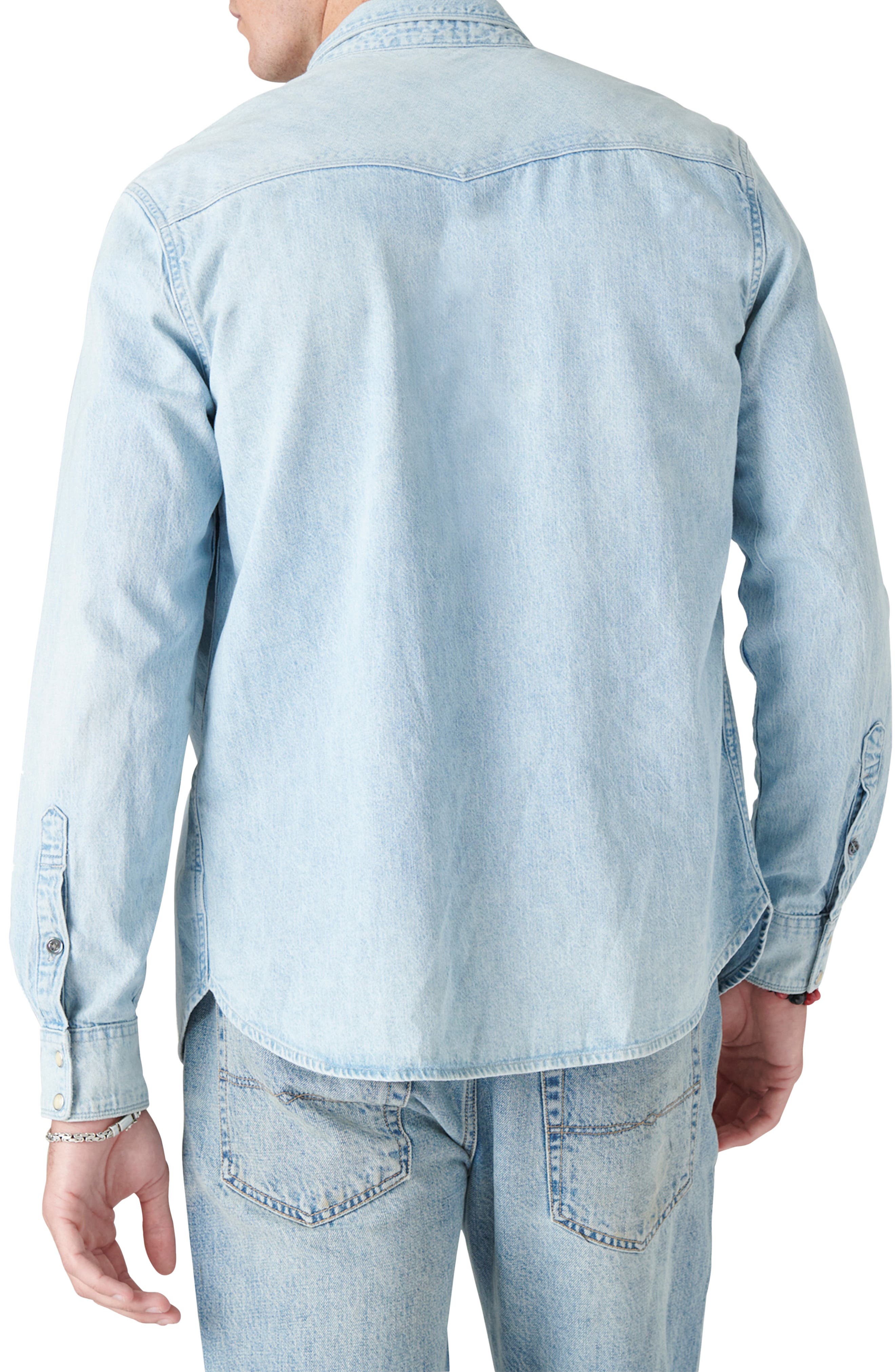 lucky brand denim shirts & tops