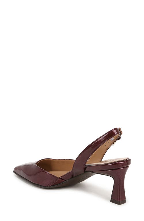 Shop Naturalizer Dalary Slingback Pump In Cranberry Patent Faux Leather