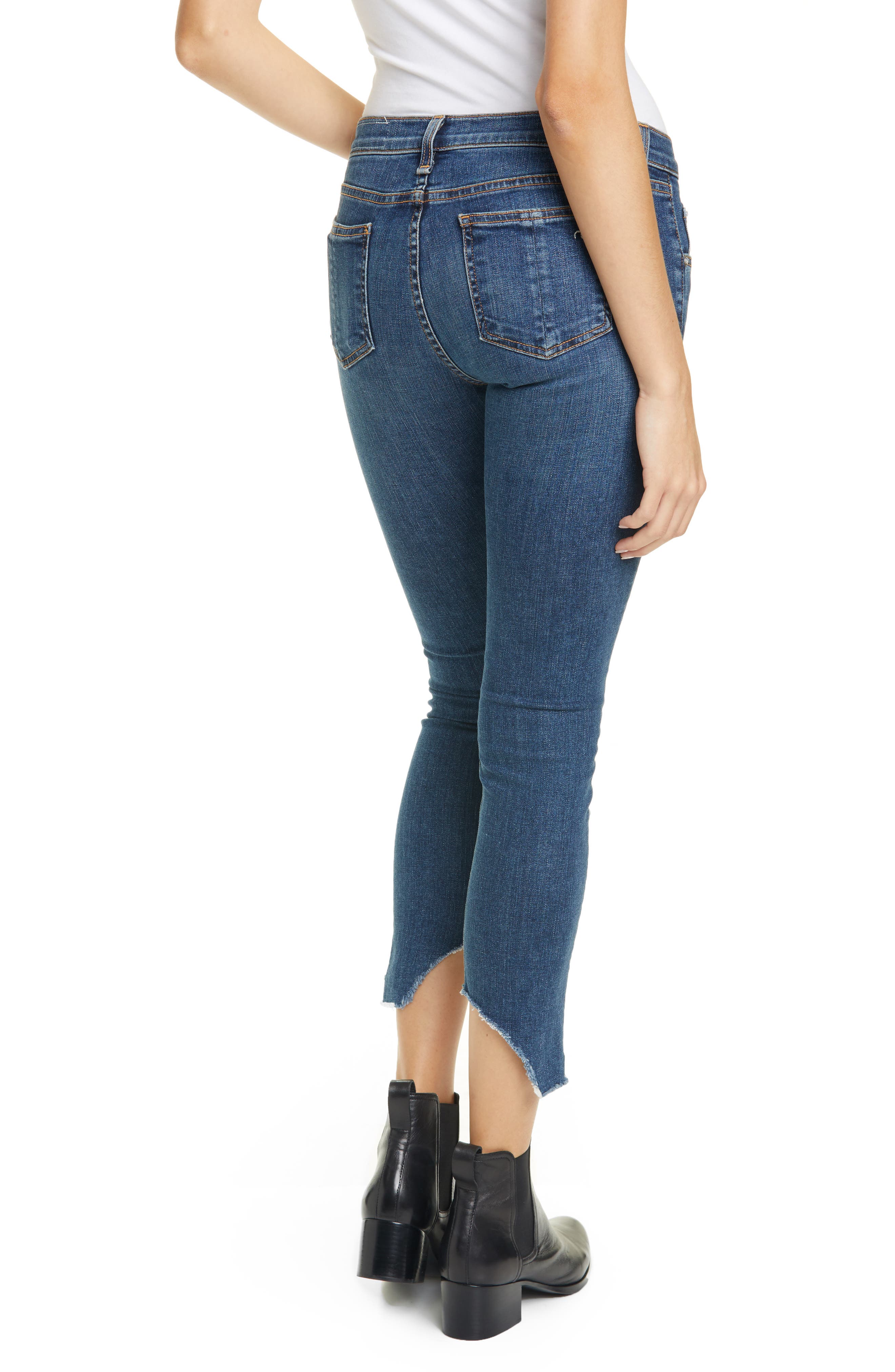 rag \u0026 bone Cate Step Hem Ankle Skinny 