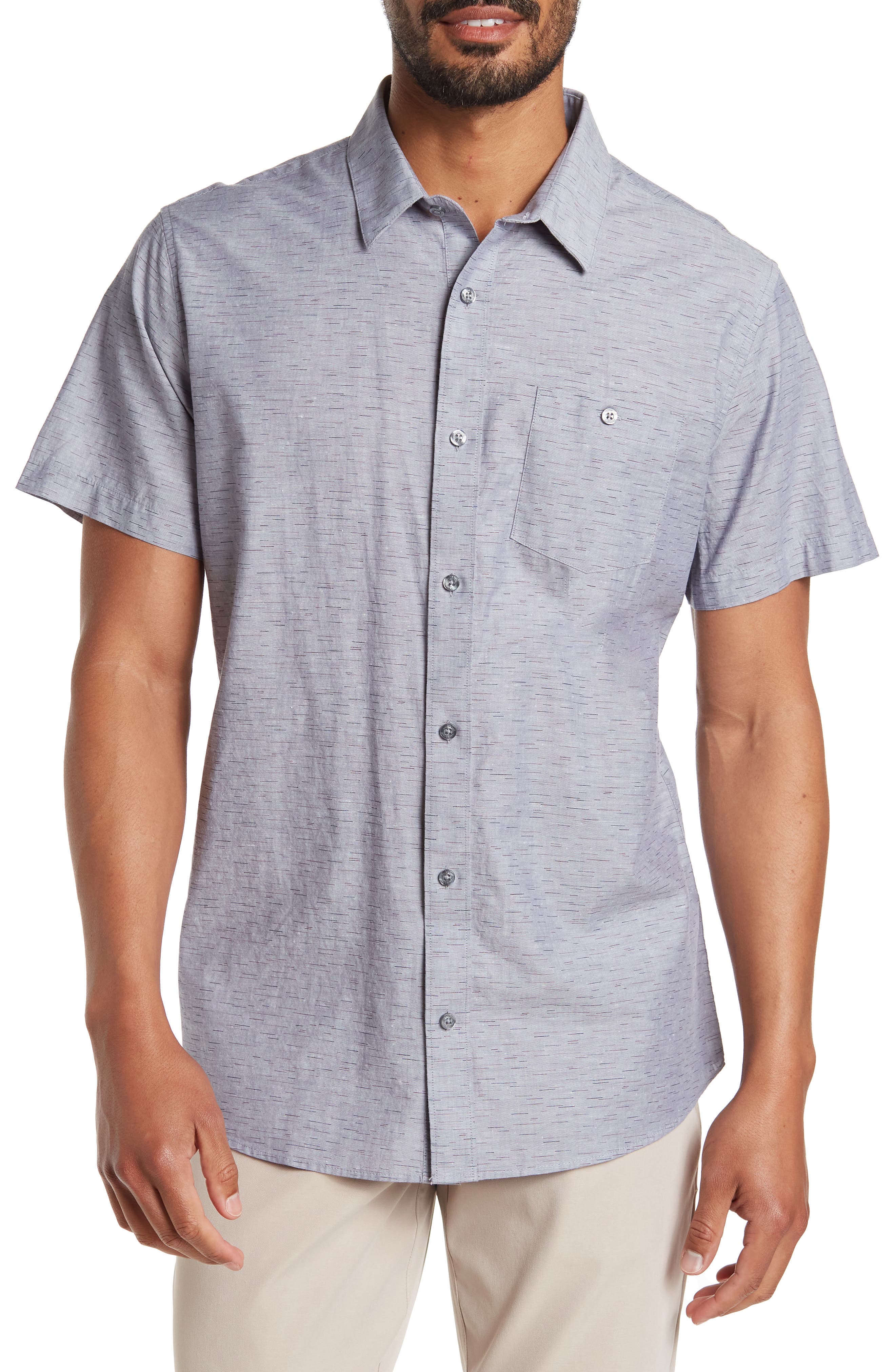 TravisMathew Subsix Short Sleeve Button 