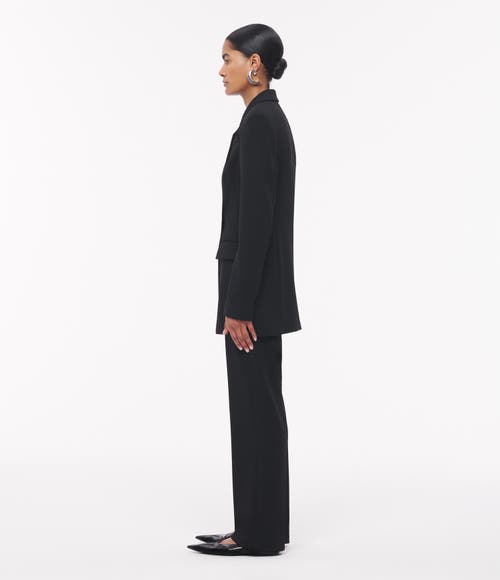 Another Tomorrow Jersey Jacket In Black