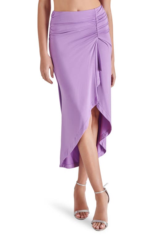 Ambrosia Asymmetric Jersey Skirt in Dahlia Purple