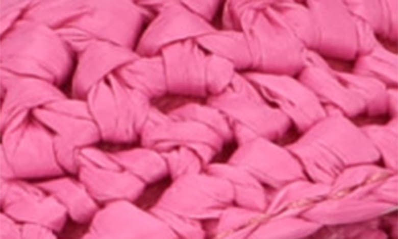 Shop Guess Fabrica Raffia Sandal In Medium Pink