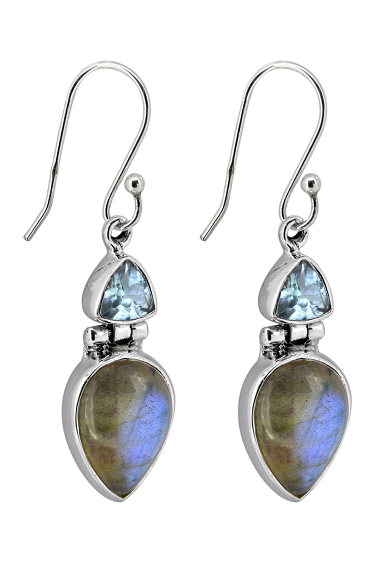 Choice of 8 Labradorite Hinged Sterling Silver free US ship