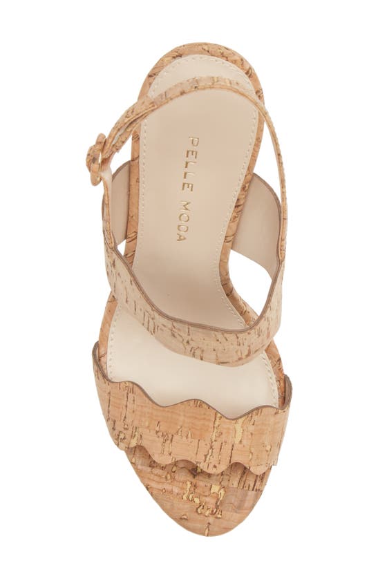 Shop Pelle Moda Gavi Platform Sandal In Natural