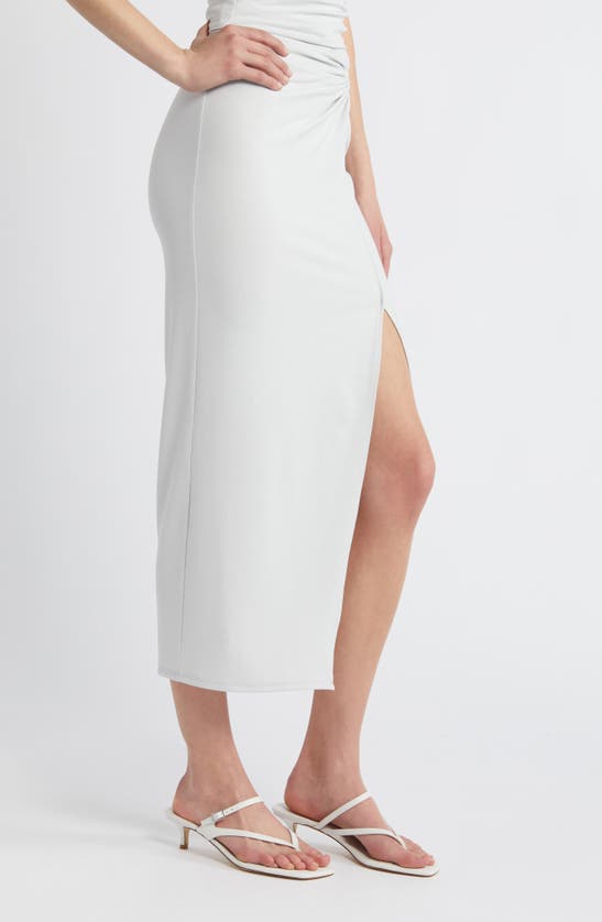 OPEN EDIT OPEN EDIT TWIST FRONT MAXI SKIRT