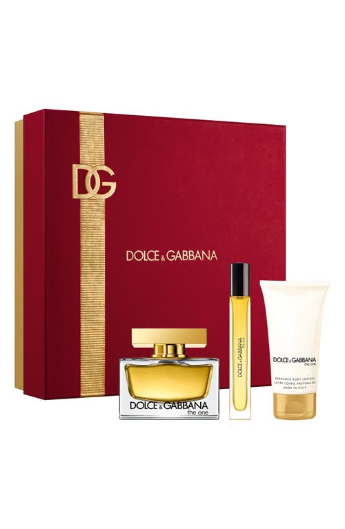 DOLCE & GABBANA DOLCE&GABBANA THE ONE EAU DE PARFUM 3-PIECE GIFT SET $196 VALUE 