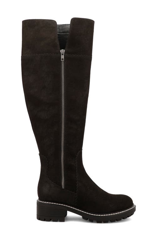 Mia Women's Pike Lug Sole Tall Boots In Black