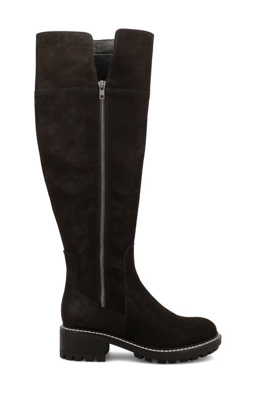 Shop Mia Pike Over The Knee Boot In Black