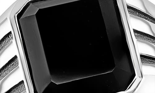 Effy Onyx Signet Ring In Black
